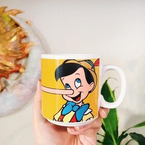 Vtg Pinocchio mug